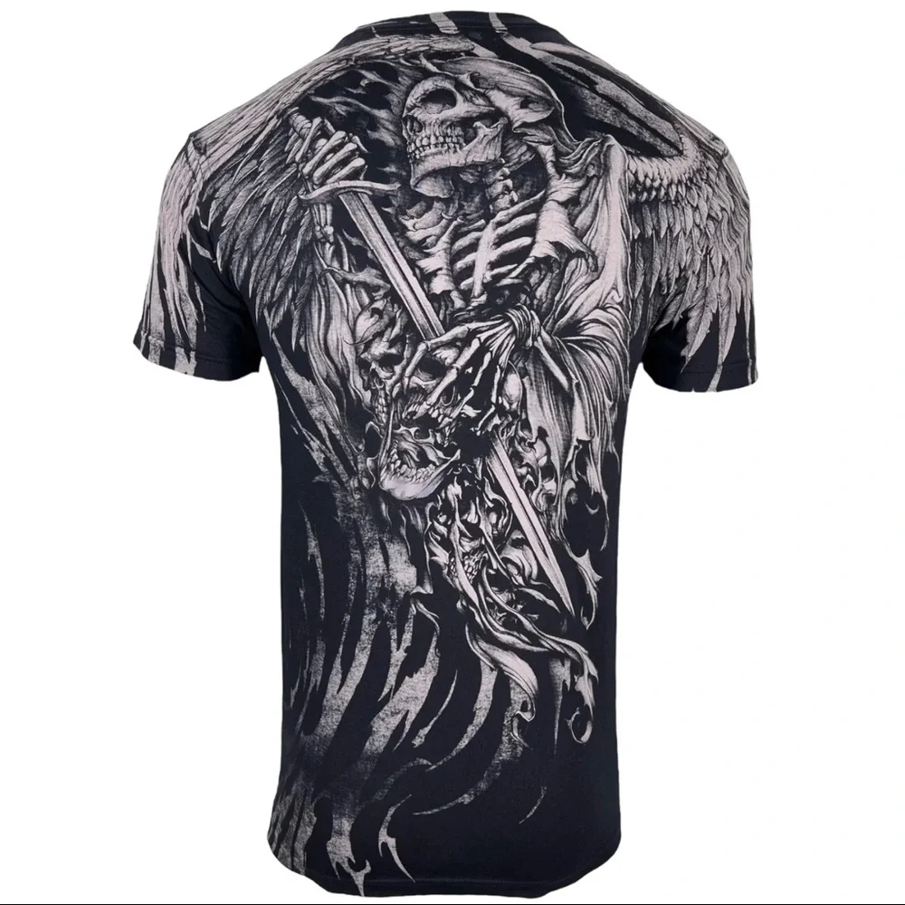 Xtreme Couture by Affliction Men's T-Shirt Wielding Death